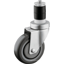 Medium Duty PU Wheels Expandable Stem Castors